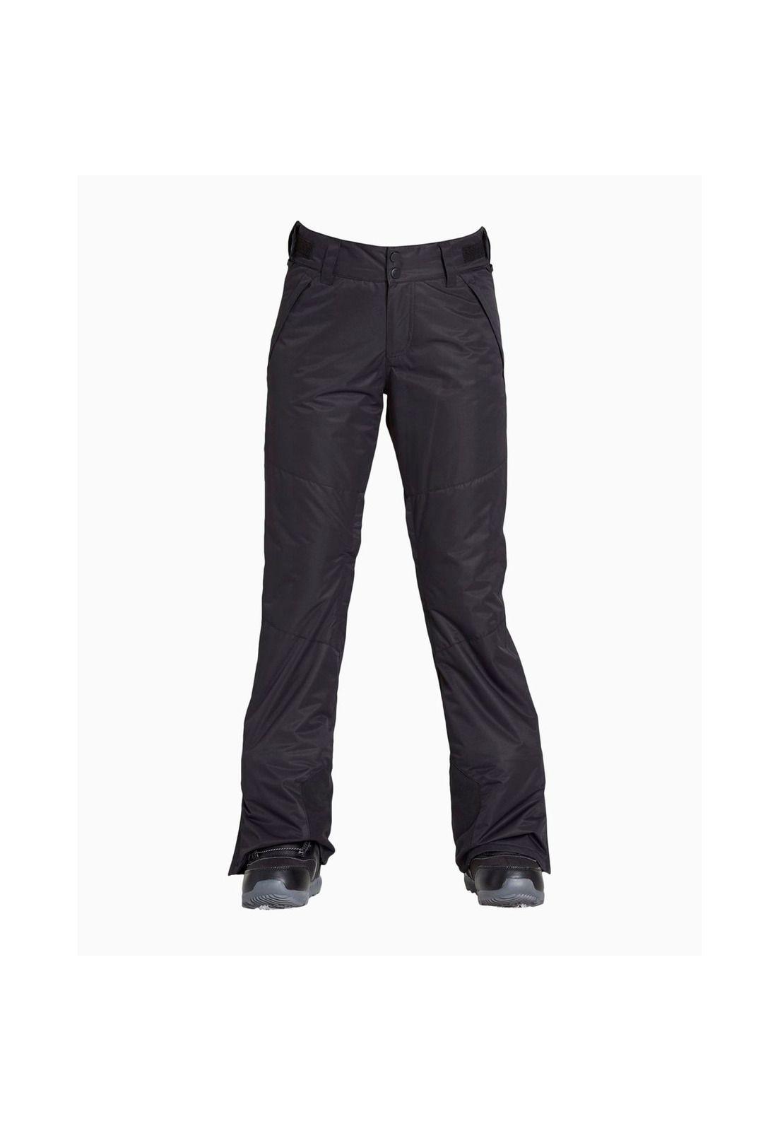 Pantalón De Ski Mujer Malla Negro-0