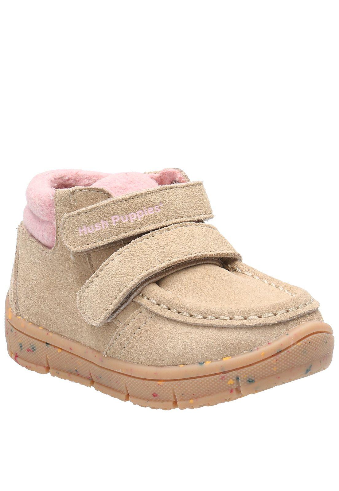 Botín Niña Koda Velcro Café-0