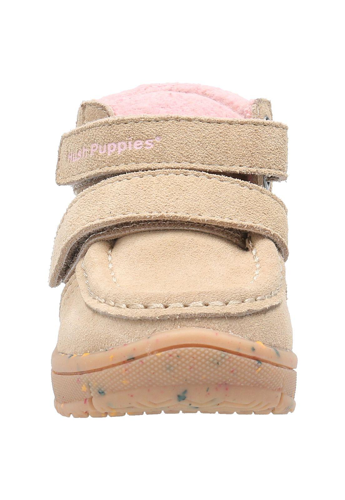 Botín Niña Koda Velcro Café-3