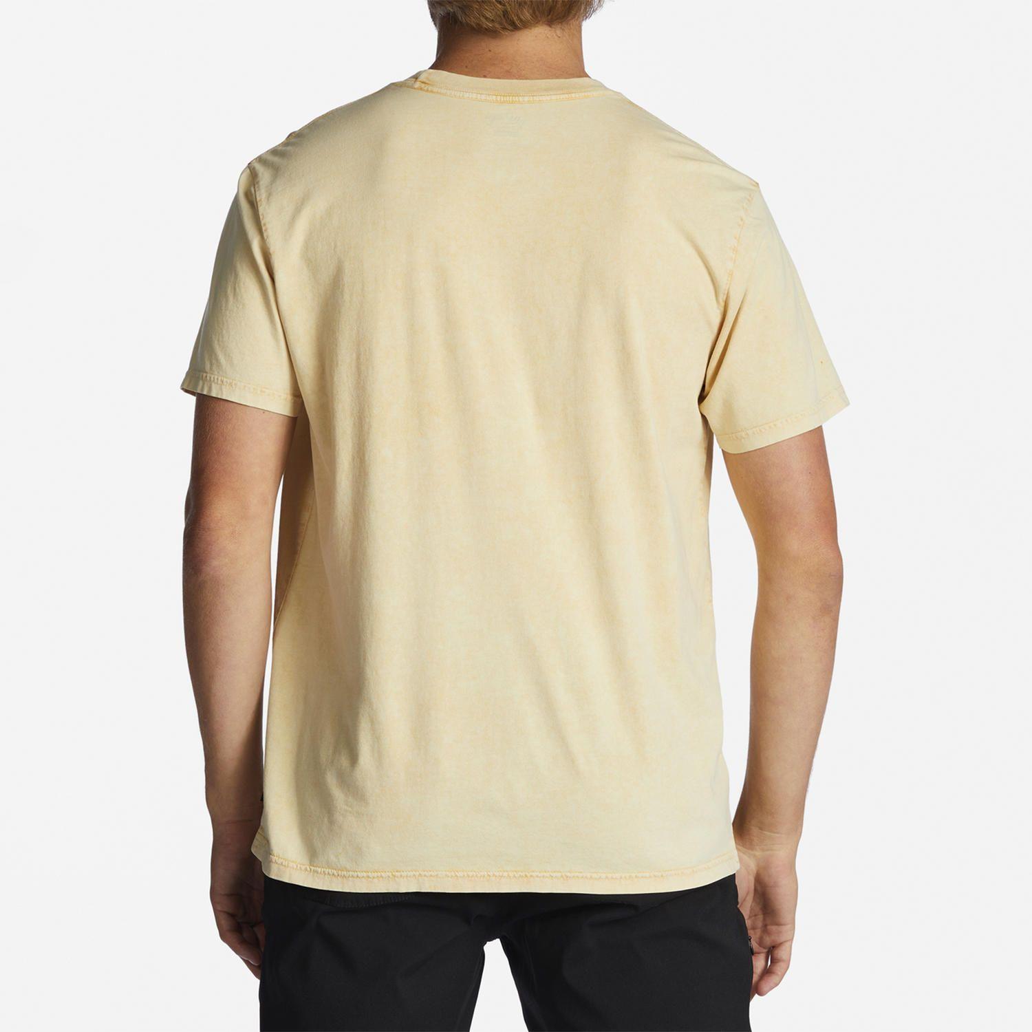 Polera M/C Hombre Pocket Wash M Amarillo-3