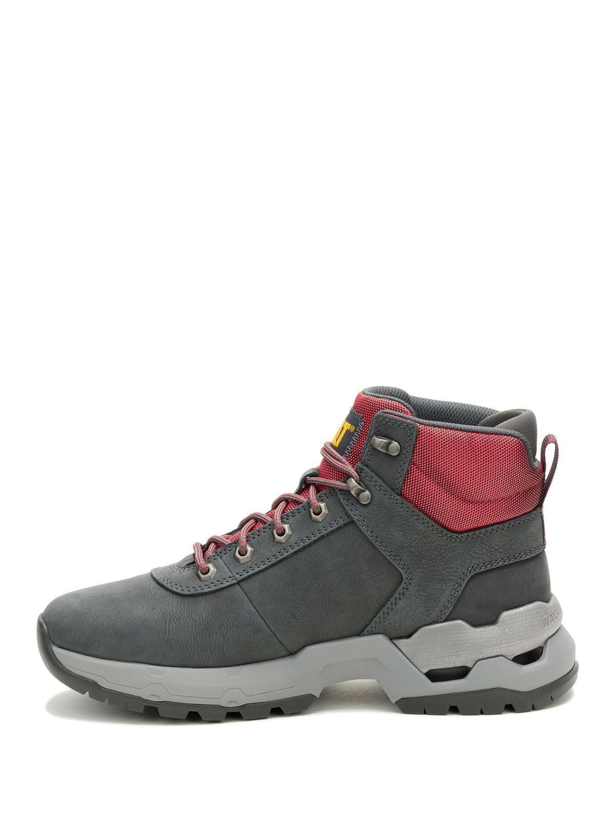 Zapatilla C/Caña Cuero Hombre Surge Hiker Gris-3