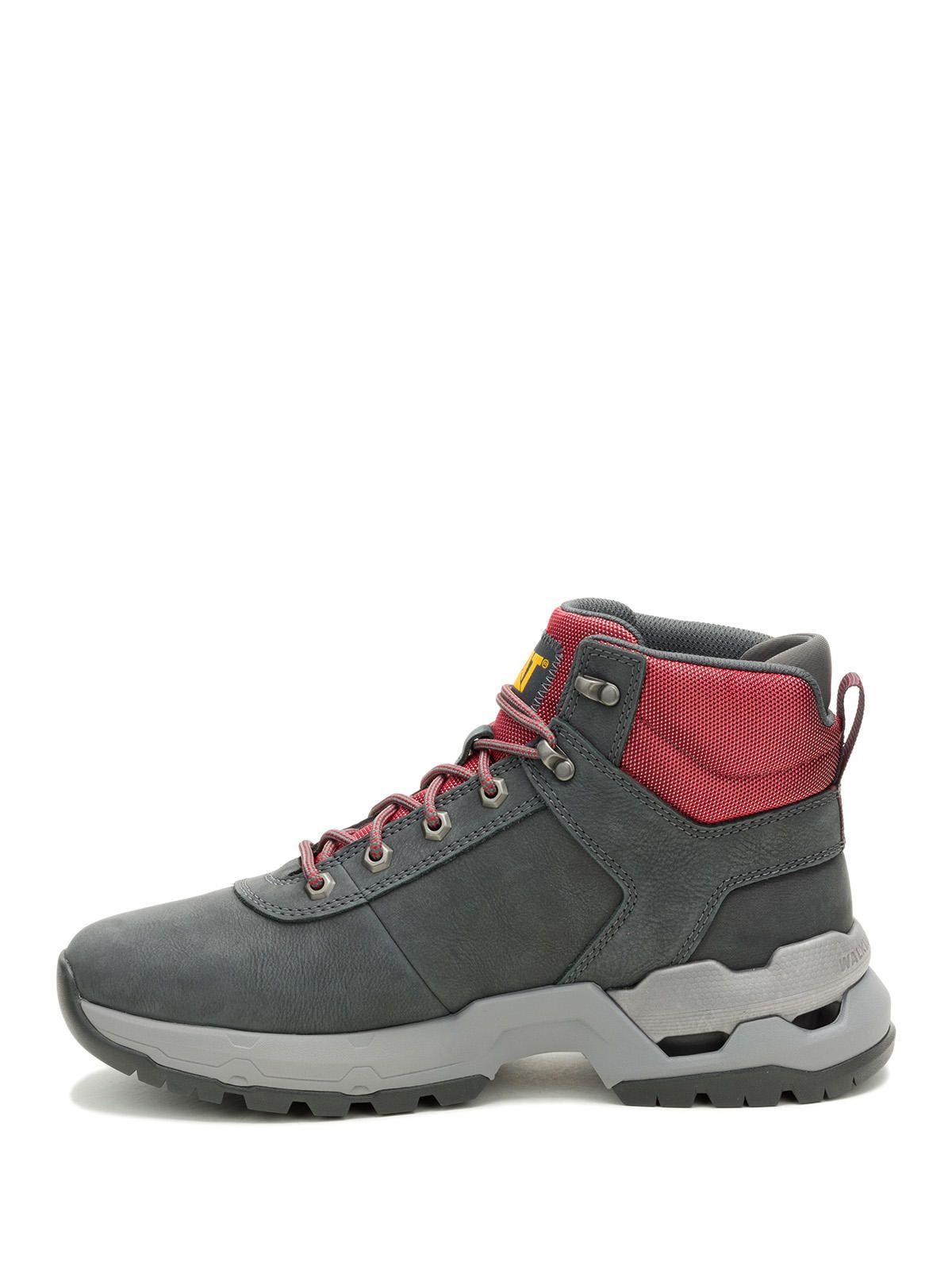 Zapatilla C/Caña Cuero Hombre Surge Hiker Gris-3