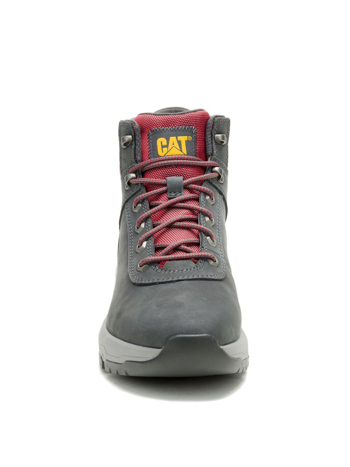 Zapatilla C/Caña Cuero Hombre Surge Hiker Gris-4