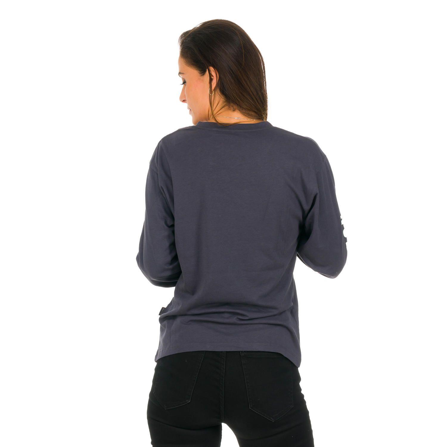 Polera M/L Mujer Logo W Grafito -2