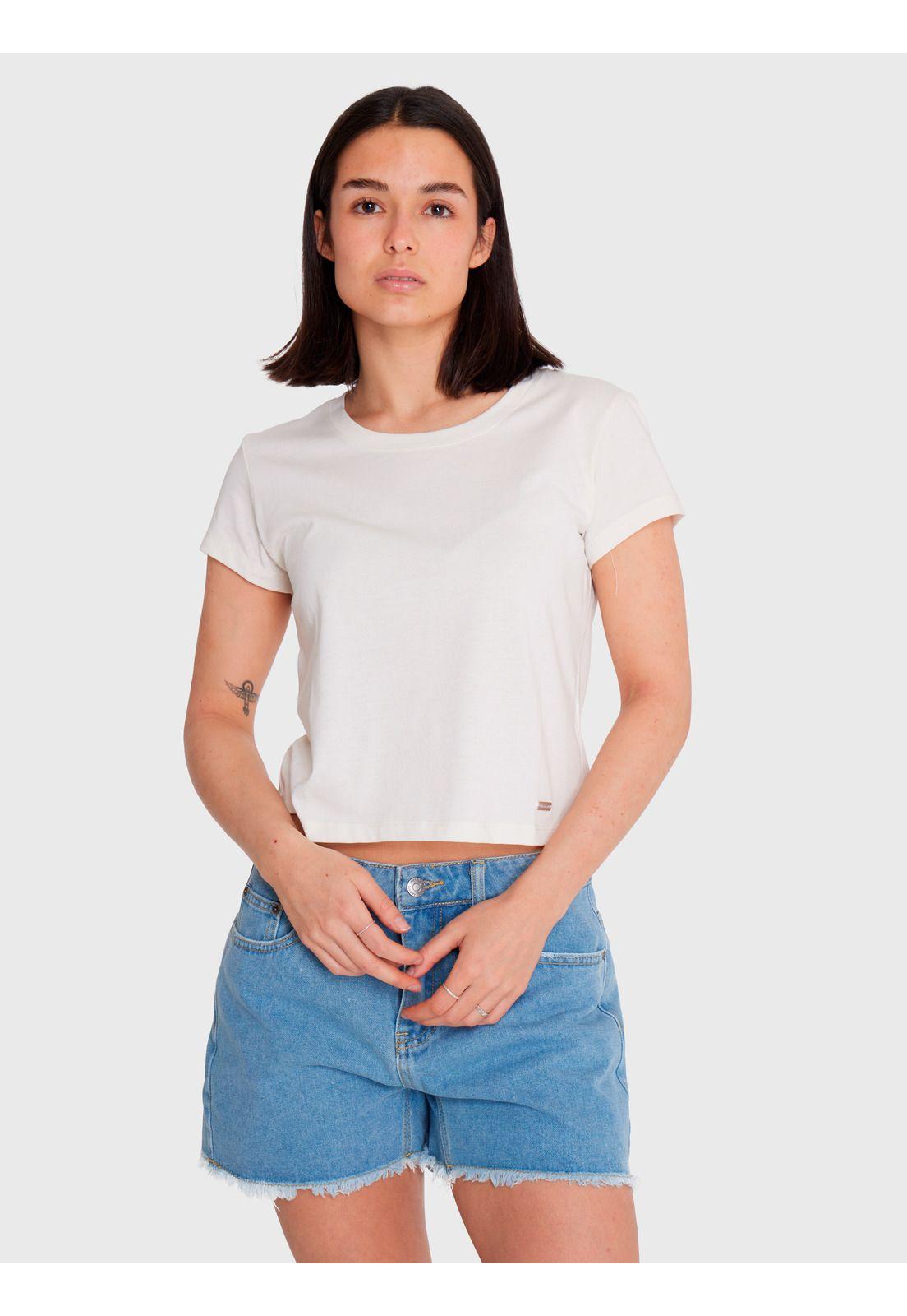 Polera Mujer Essential Crop Blanca-1