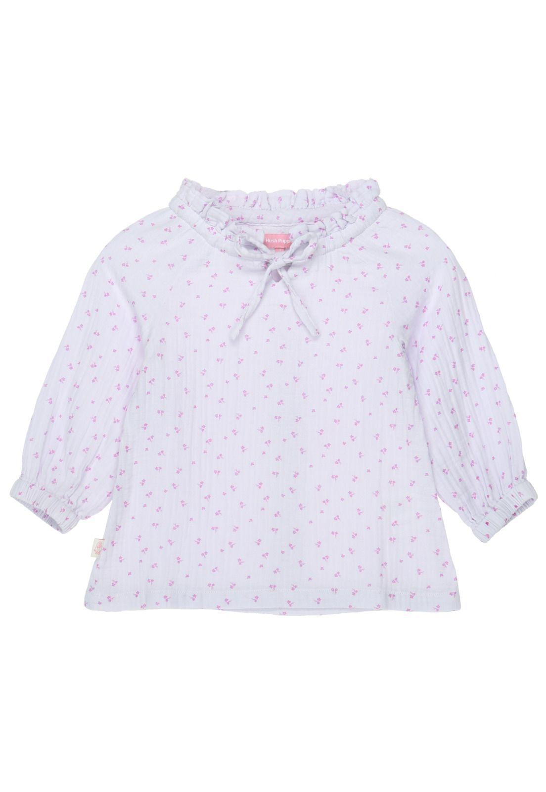 Blusa Niña Campesina Lila-0
