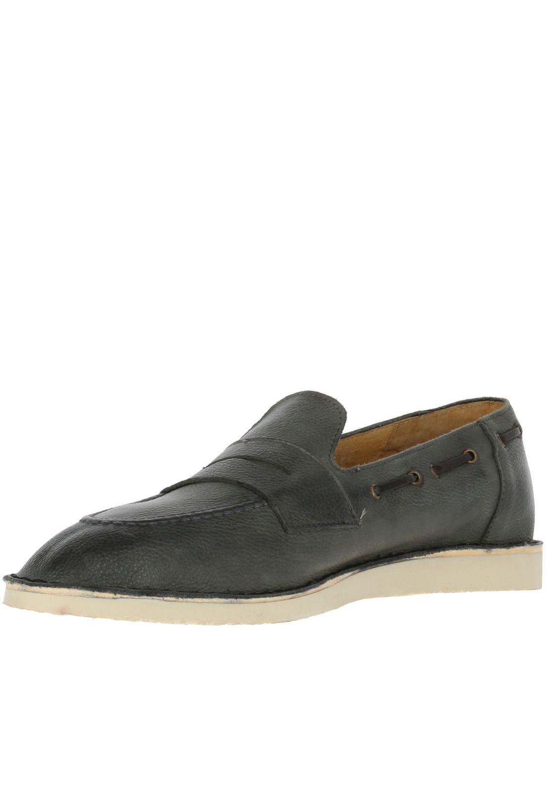 Mocasin Cuero Gijon Gris Hombre Rockford-1