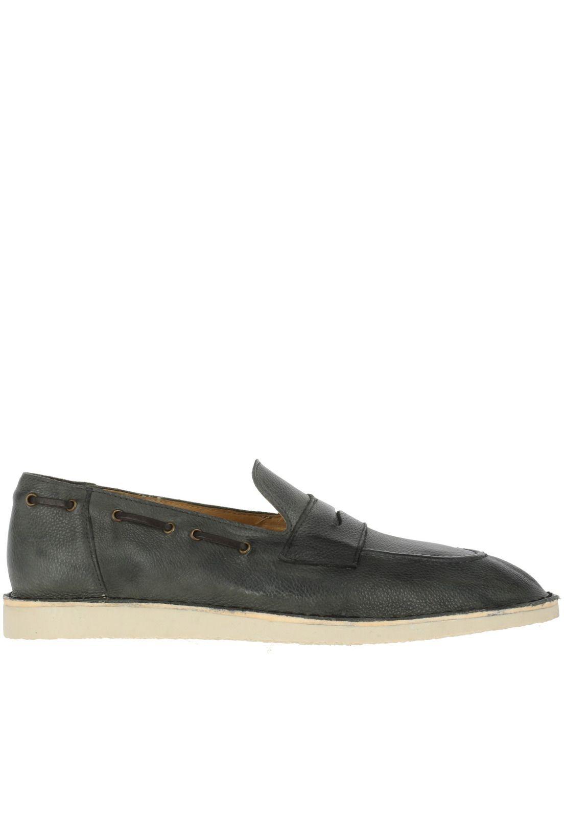 Mocasin Cuero Gijon Gris Hombre Rockford-3