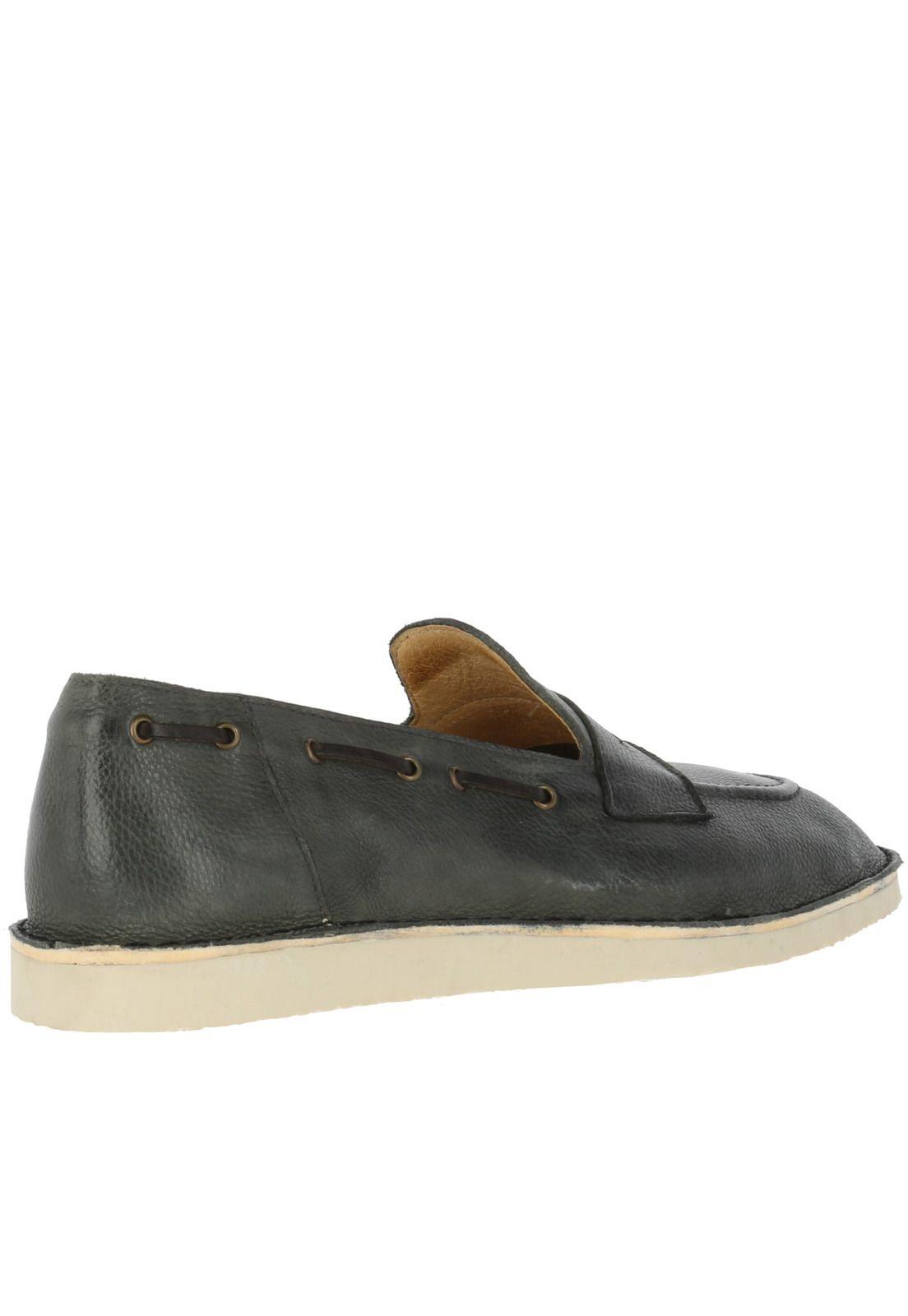 Mocasin Cuero Gijon Gris Hombre Rockford-4