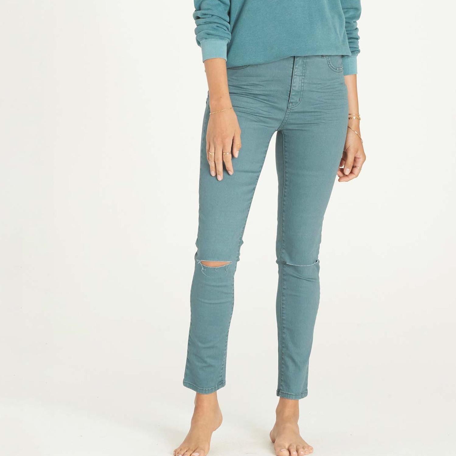 Jeans Mujer Bestie Celeste Billabong-0