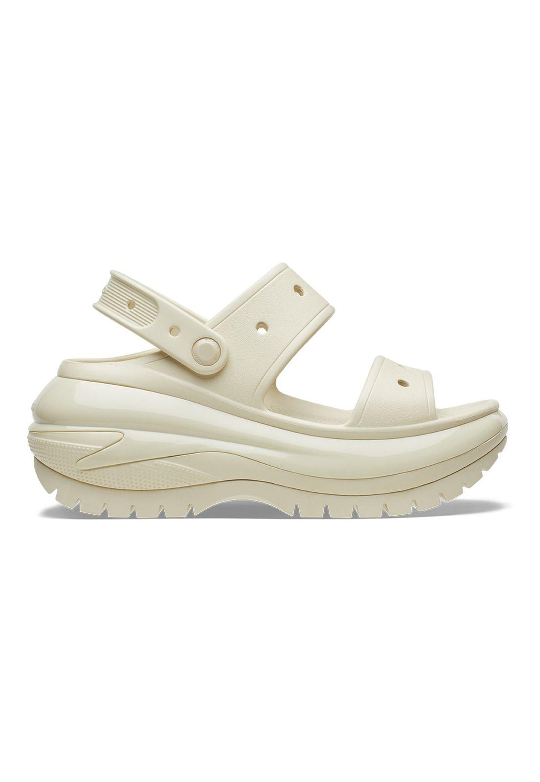 Sandalia Crocs Mujer Mega Crush Sandal Beige-0