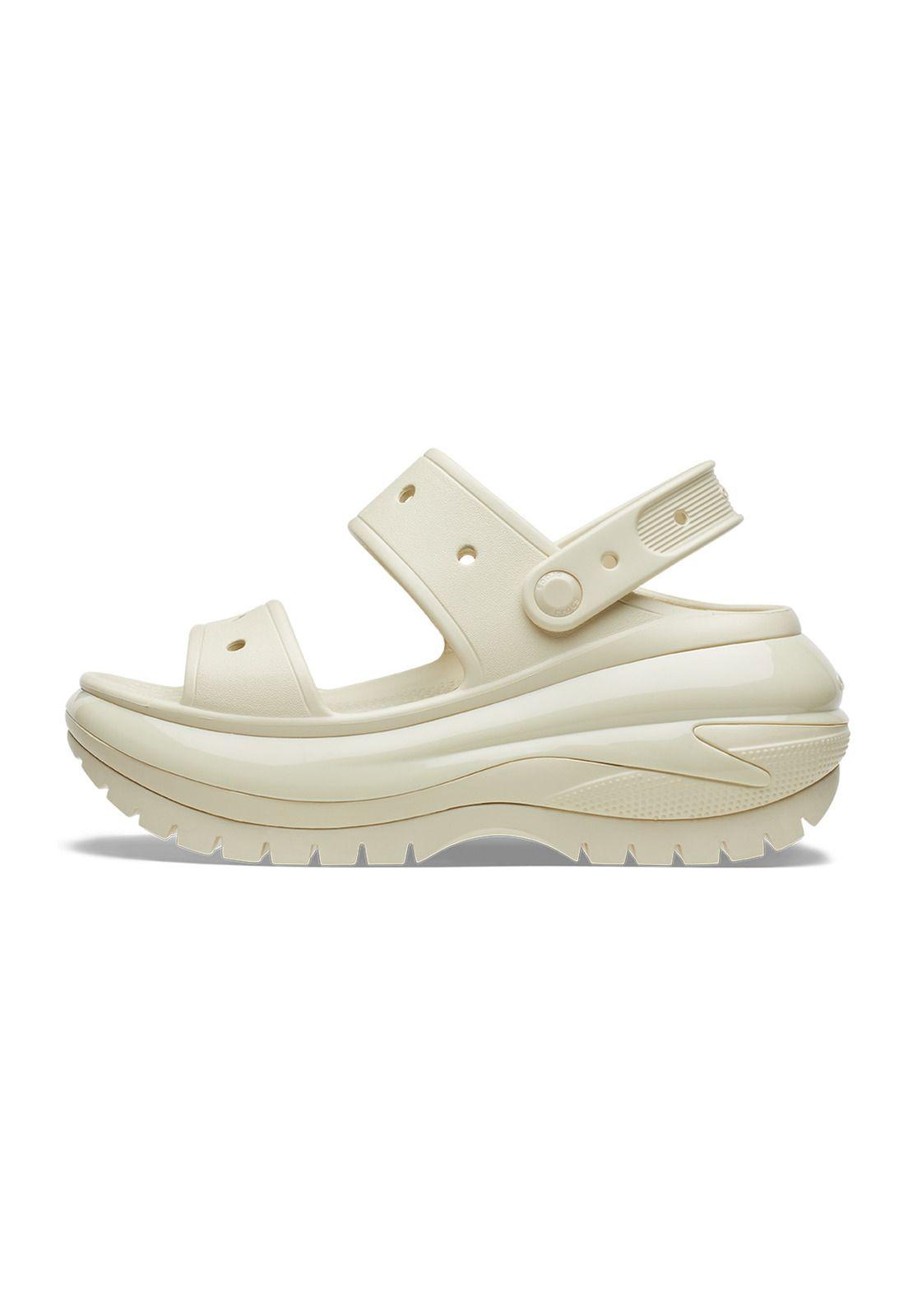 Sandalia Crocs Mujer Mega Crush Sandal Beige-1