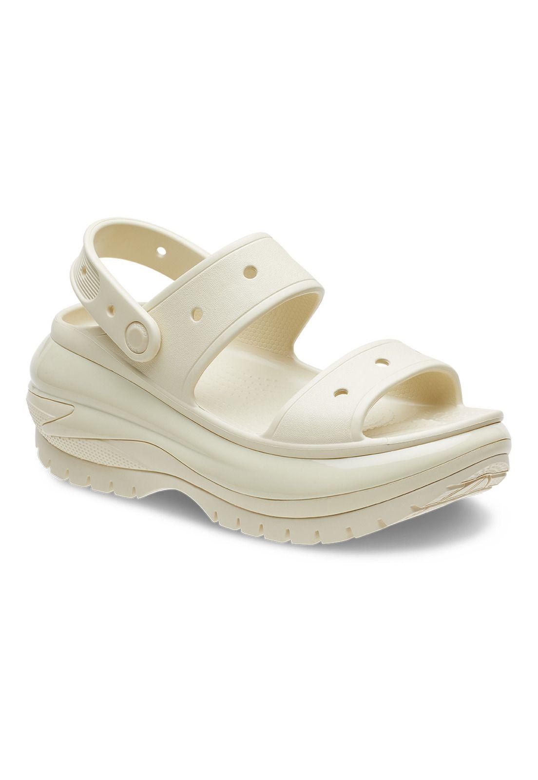 Sandalia Crocs Mujer Mega Crush Sandal Beige-6