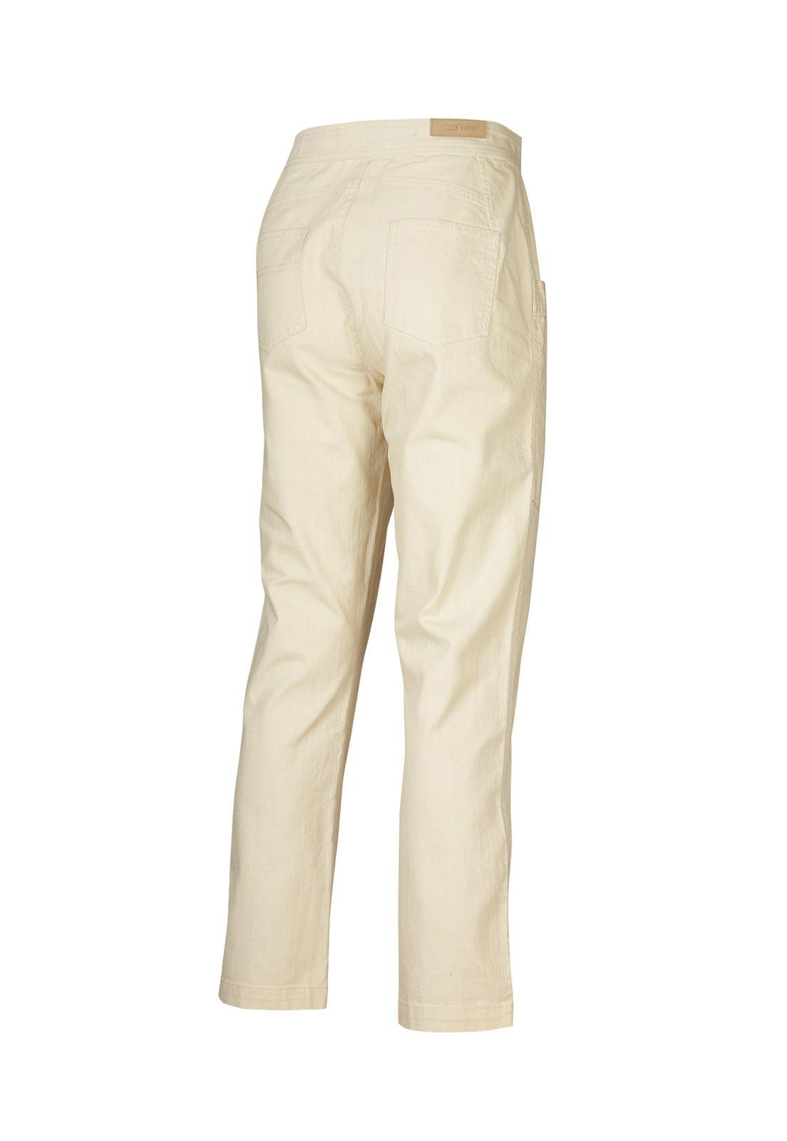Pantalón Algodón Orgánico Mujer Isis Blanco-1