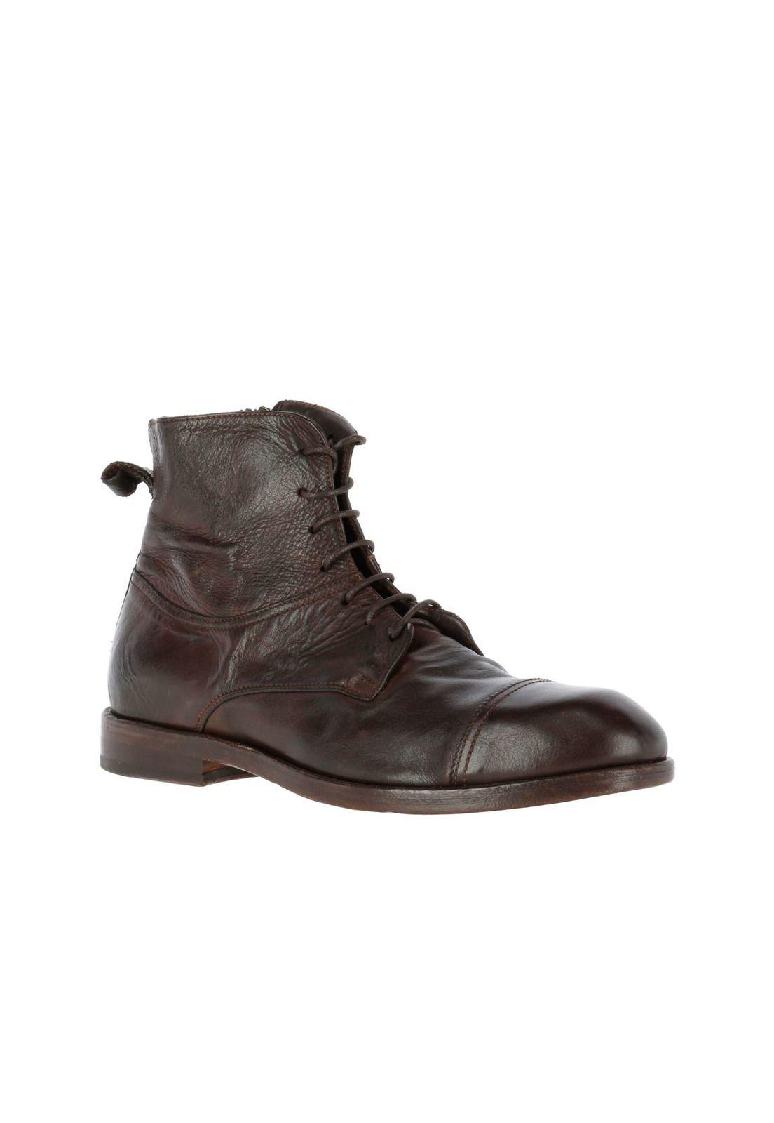 Botin Cuero Piero Dk Brown-0