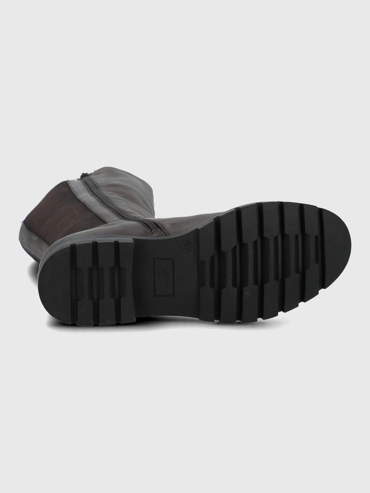 Bota Cuero Mujer Marcella Café-7