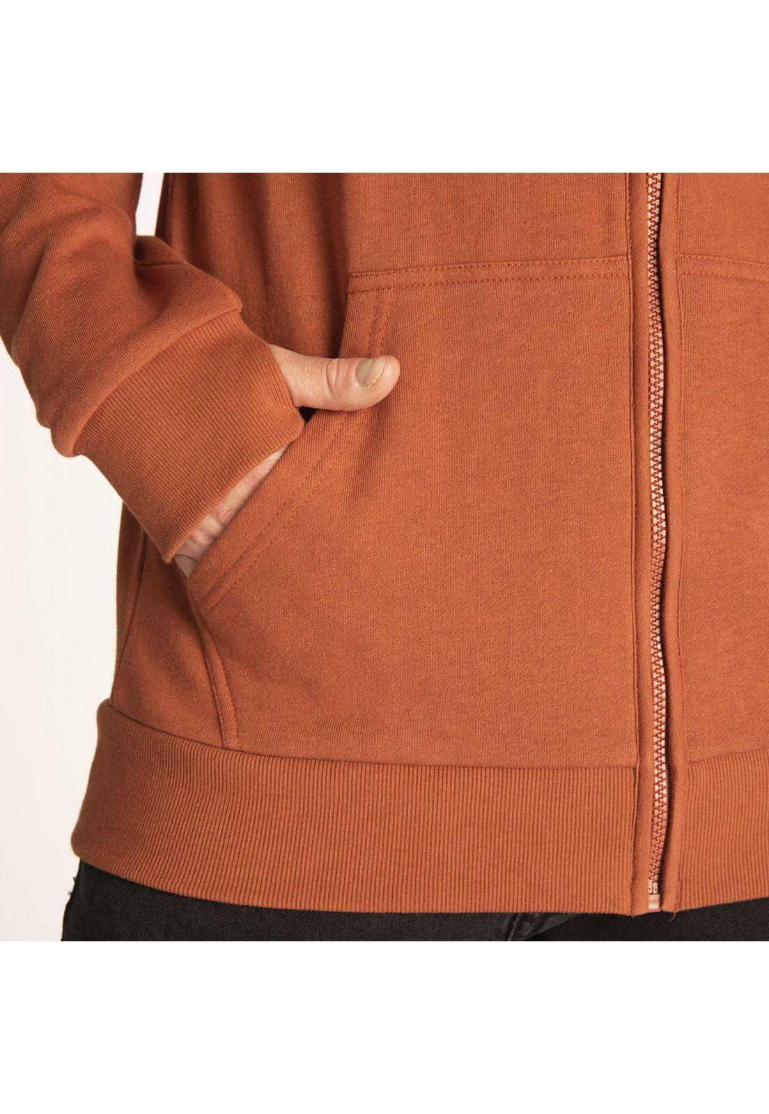 Polerón Hombre Nevada Full Zip Café-5