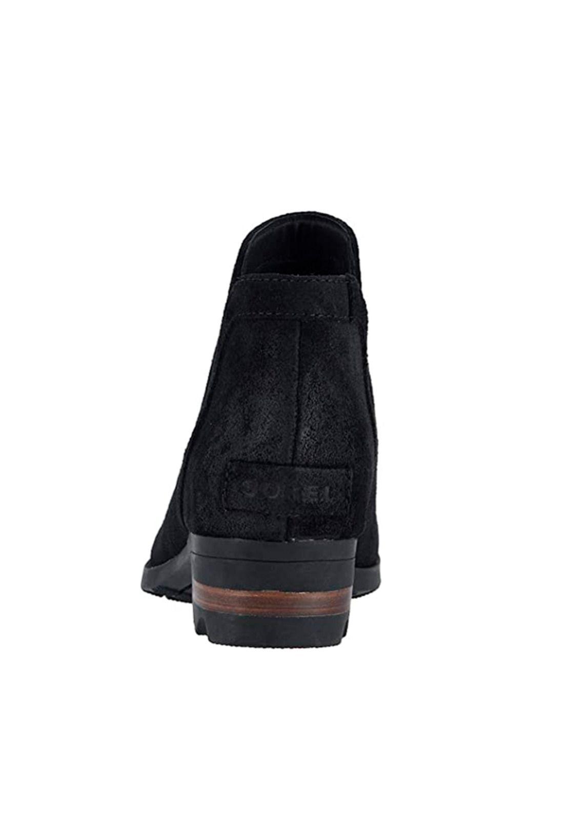 Botín Mujer Lolla Cut Out Negro-2