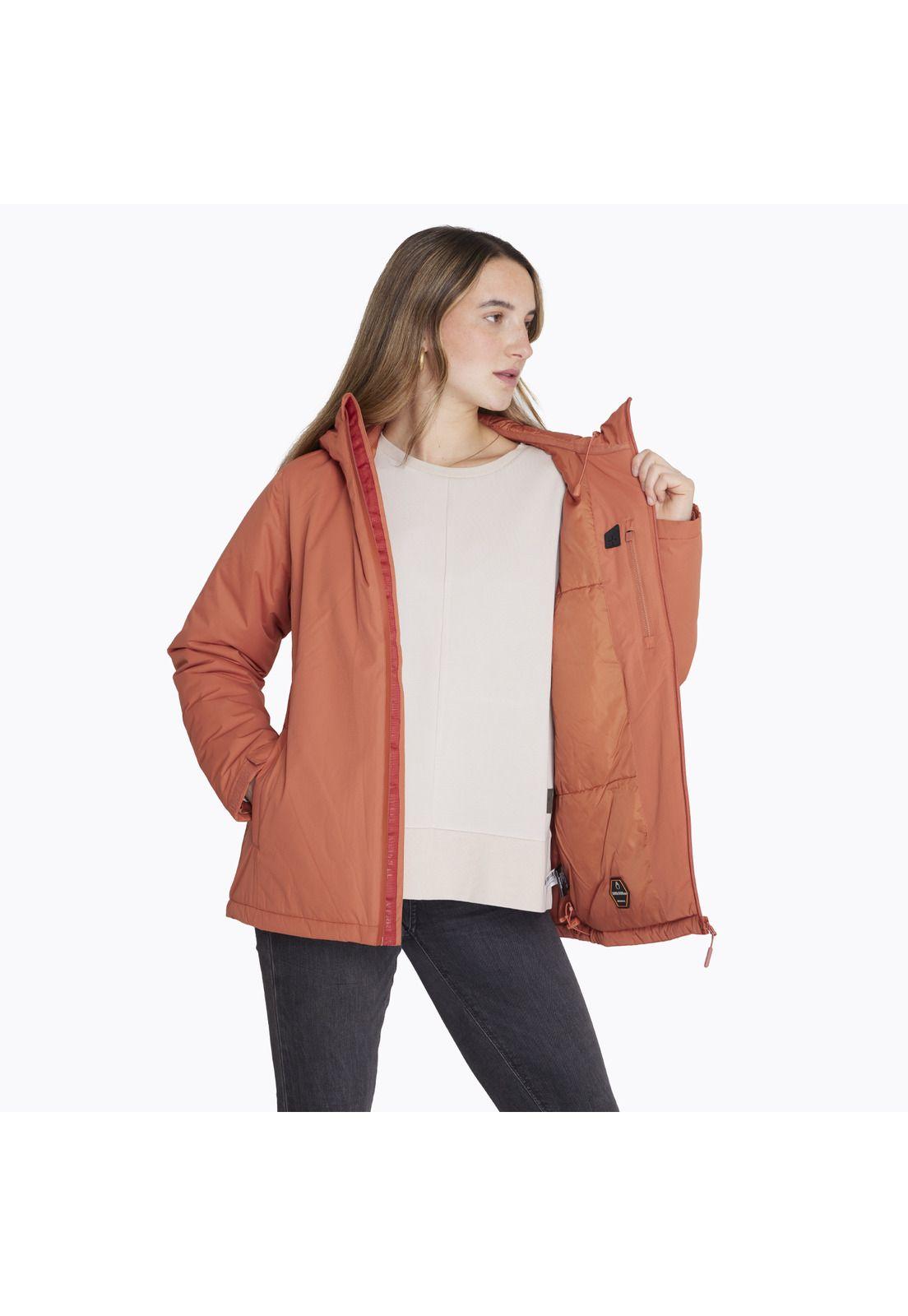 Impermeable Hardshell Naranjo Mujer-1