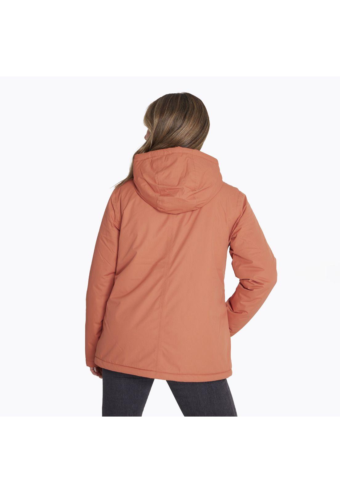 Impermeable Hardshell Naranjo Mujer-3