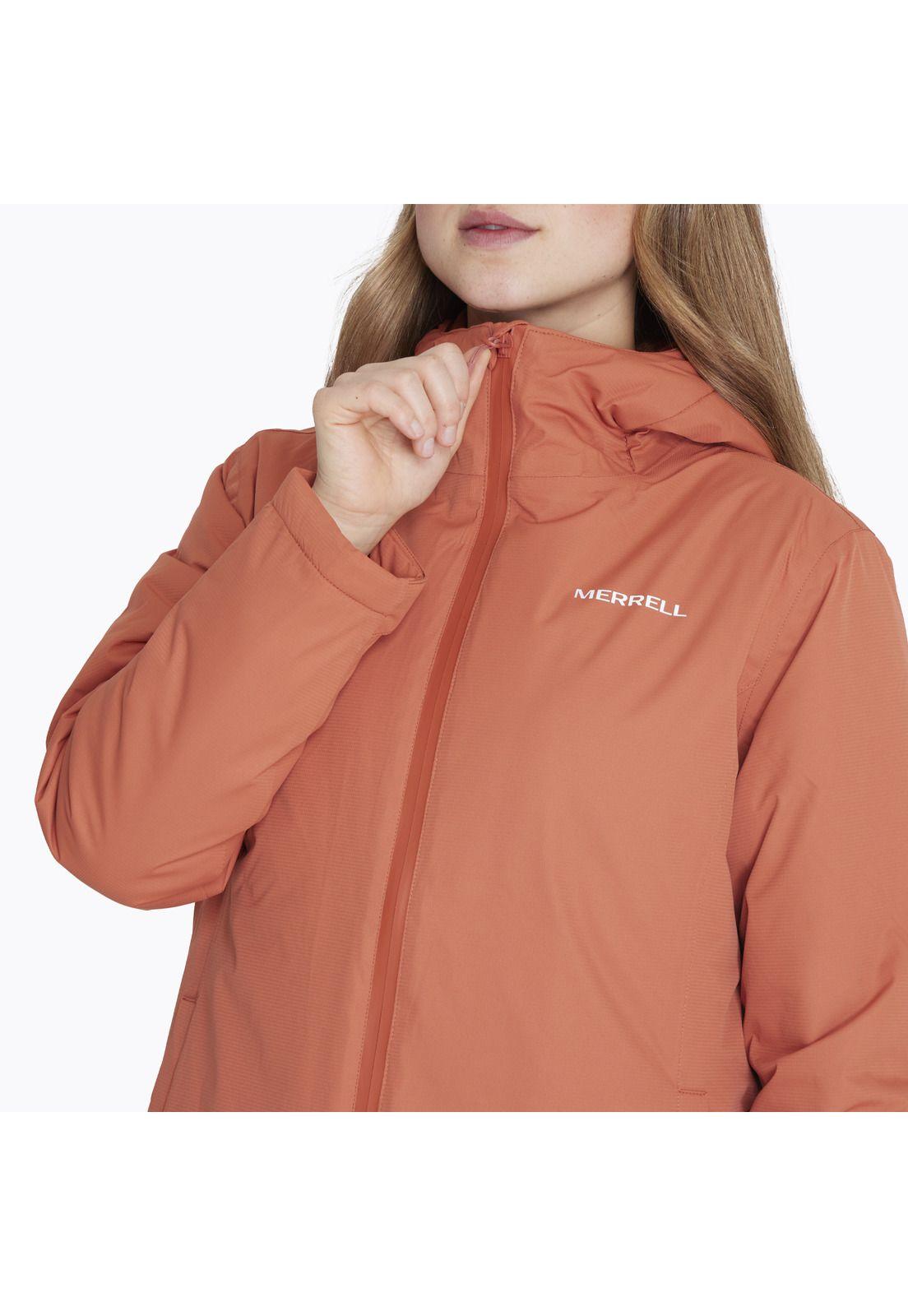 Impermeable Hardshell Naranjo Mujer-5