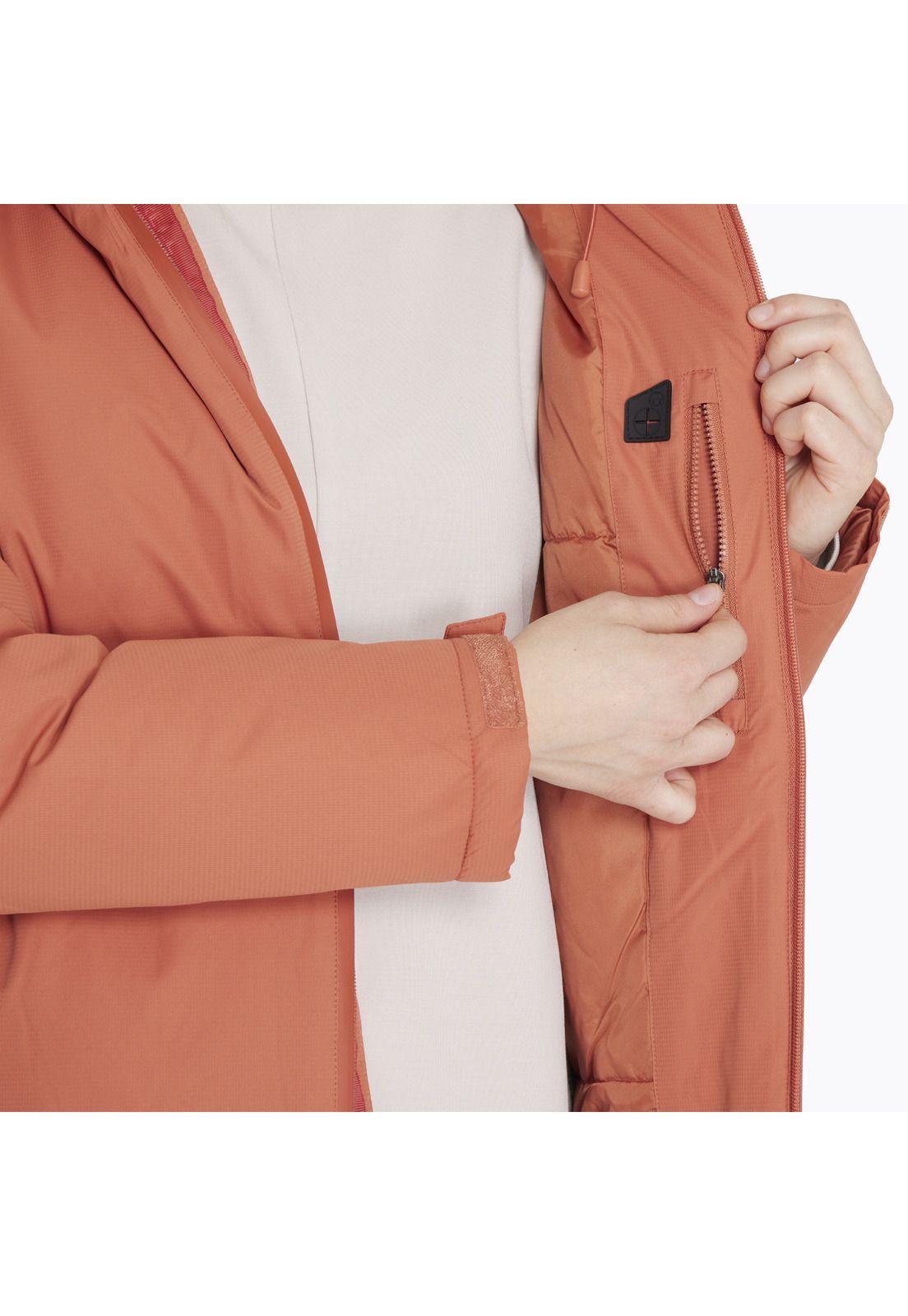 Impermeable Hardshell Naranjo Mujer-6