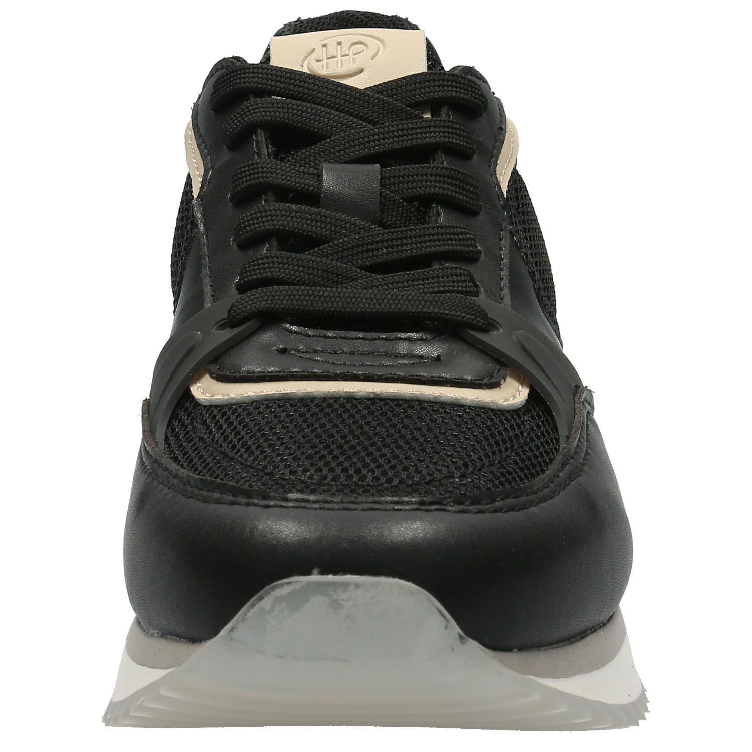 Zapatilla Cuero Mujer Bliss Tulip Negro-2