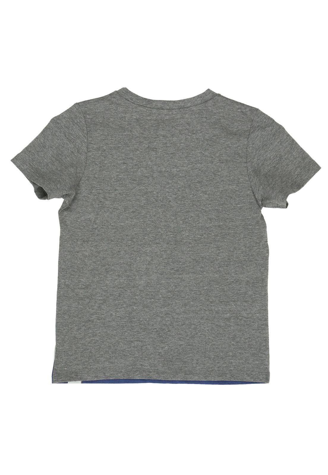 Polera M/C Niño Imagine Azul-1