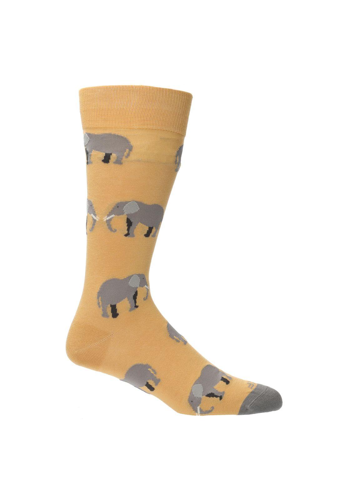 Calcetin Casual Rfv23H Crab Azul Hombre-1