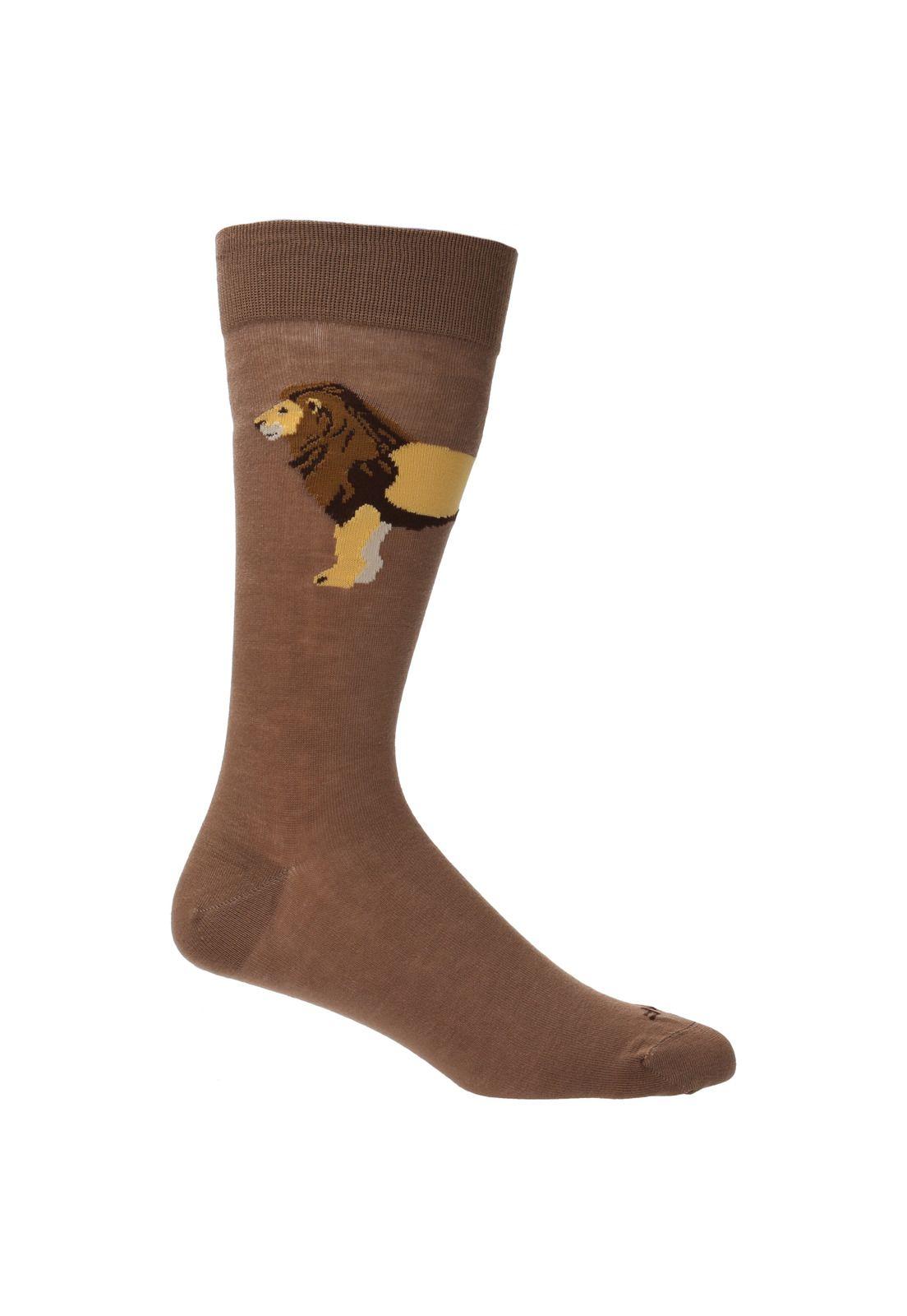 Calcetin Casual Rfv23H Crab Azul Hombre-2