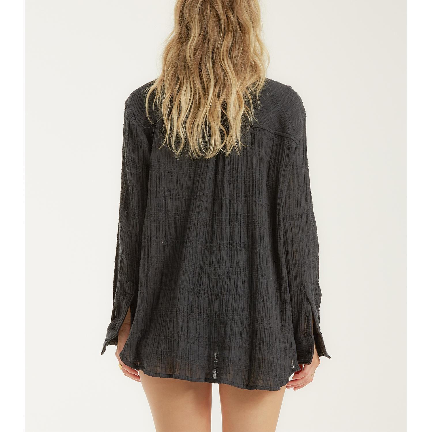 Blusa M/L  Easy Movin Negro Mujer-2