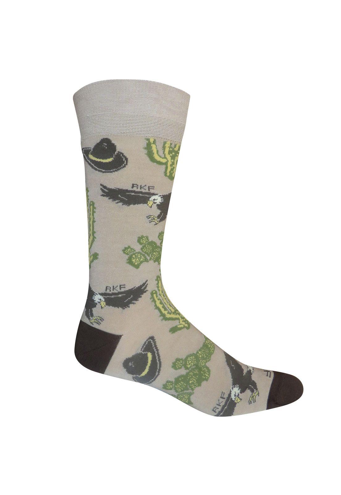 Calcetin Bambú Hombre Eagle Beige Rockford-0