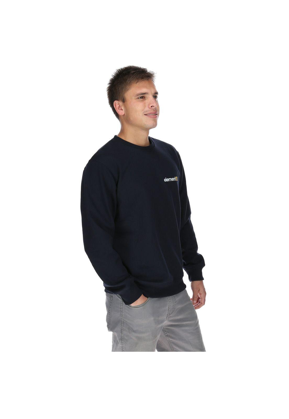Polerón Unisex Vertical Crew Azul -3