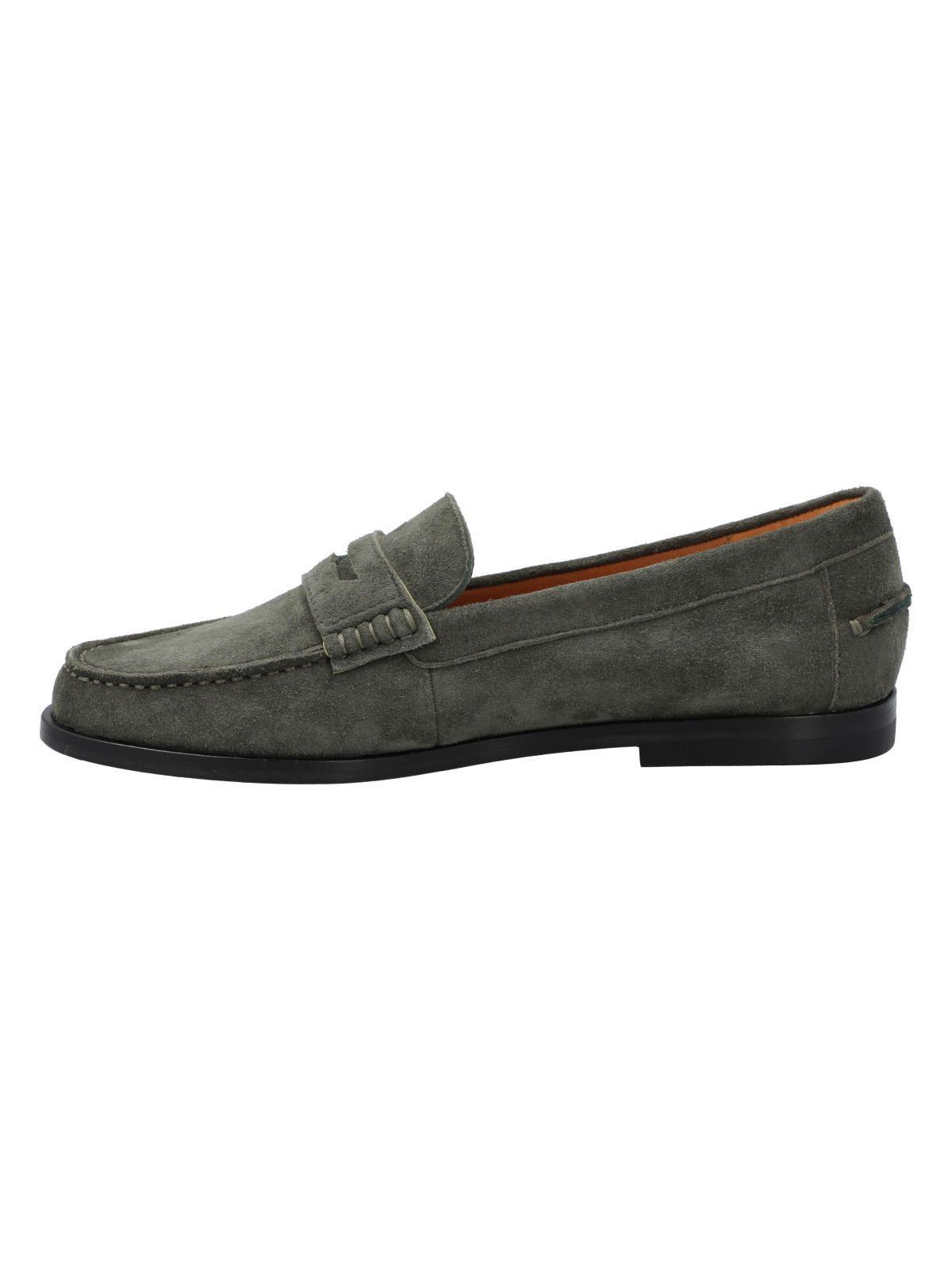 Mocasín Cuero Mujer Ramiz Verde-5