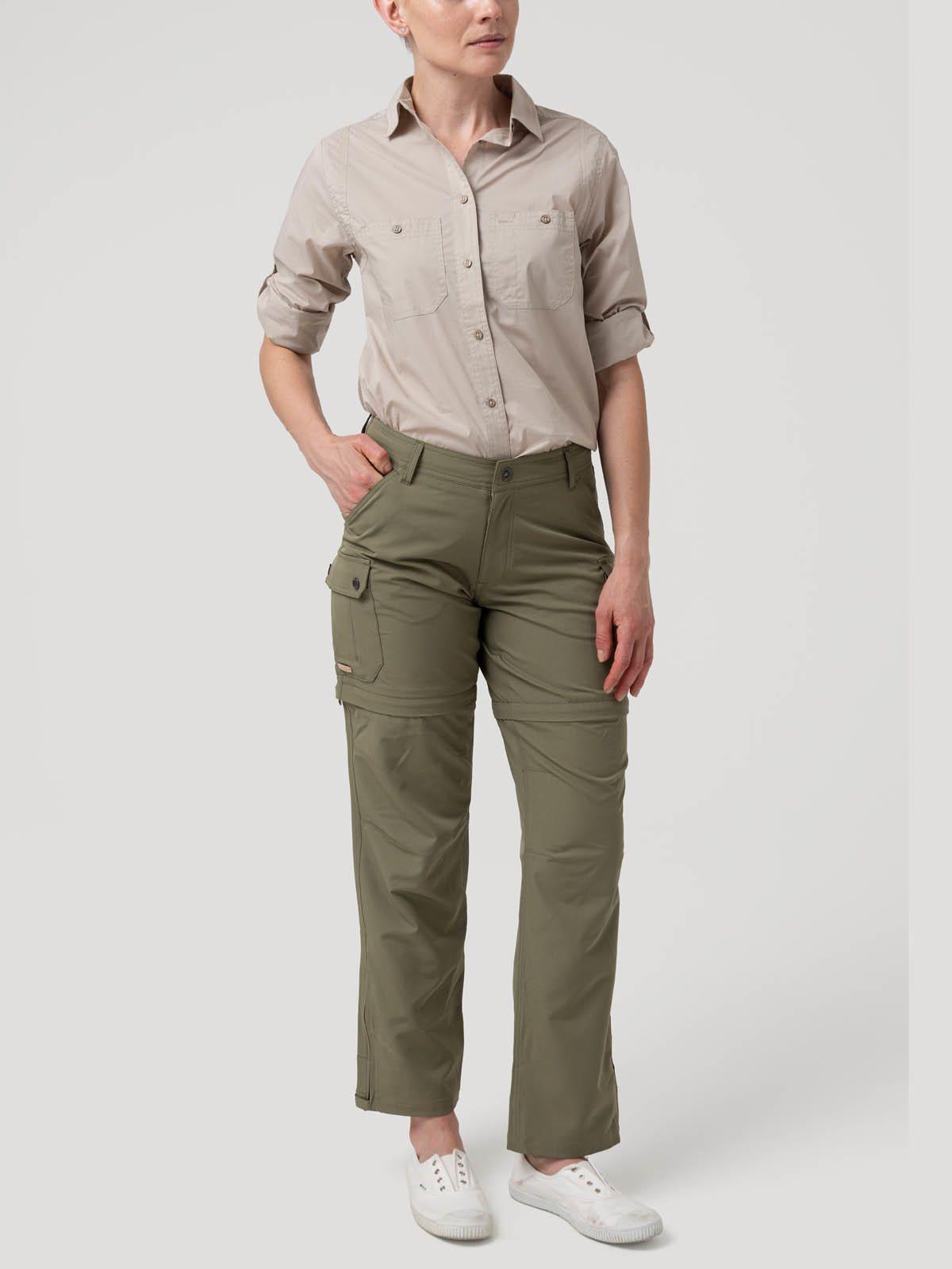 Pantalón Poliéster Rec Mujer Desmontable Verde-9