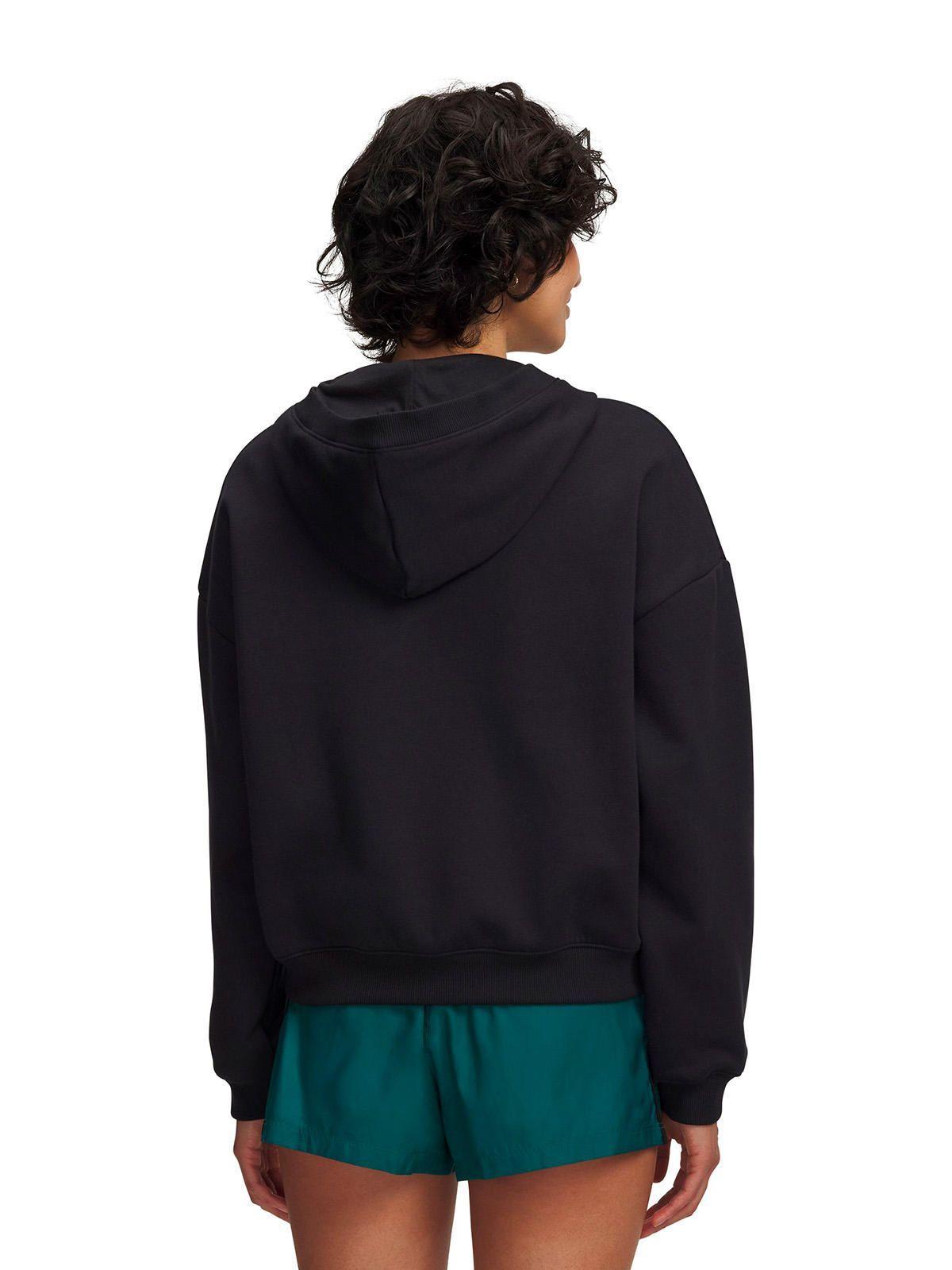 Poleron UA Icon Fleece Negro Mujer-1