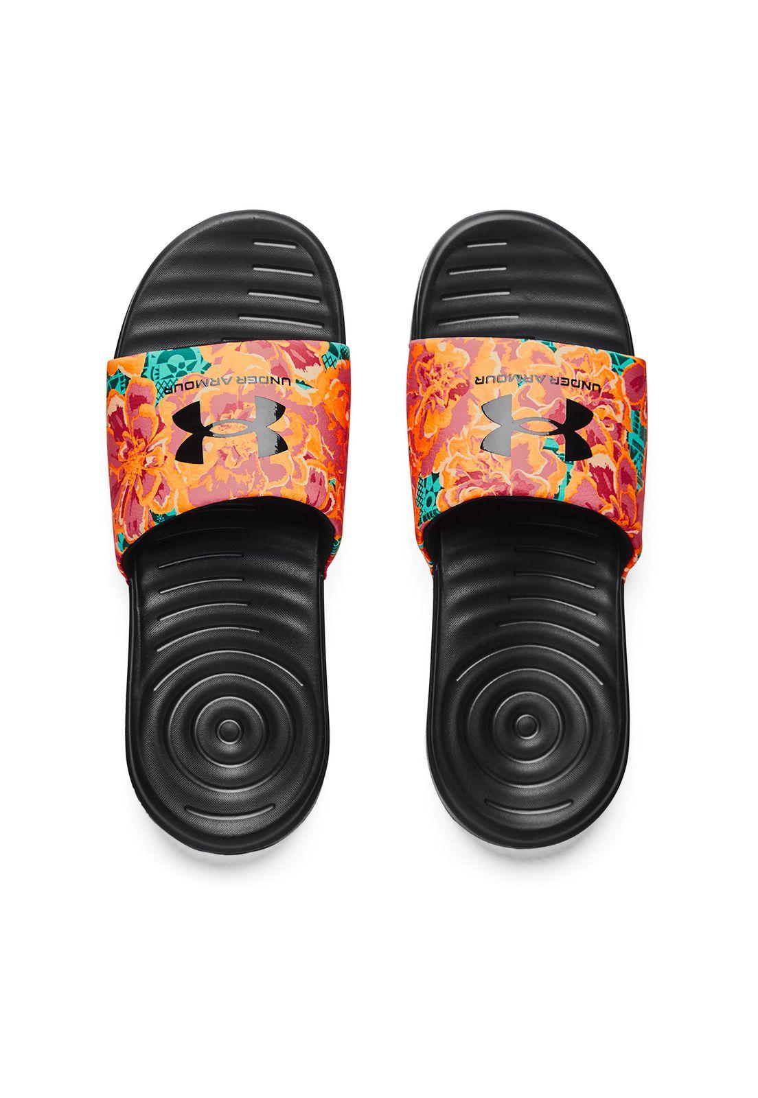 Sandalias UA Ansa Graphic para hombre Amarillo-4