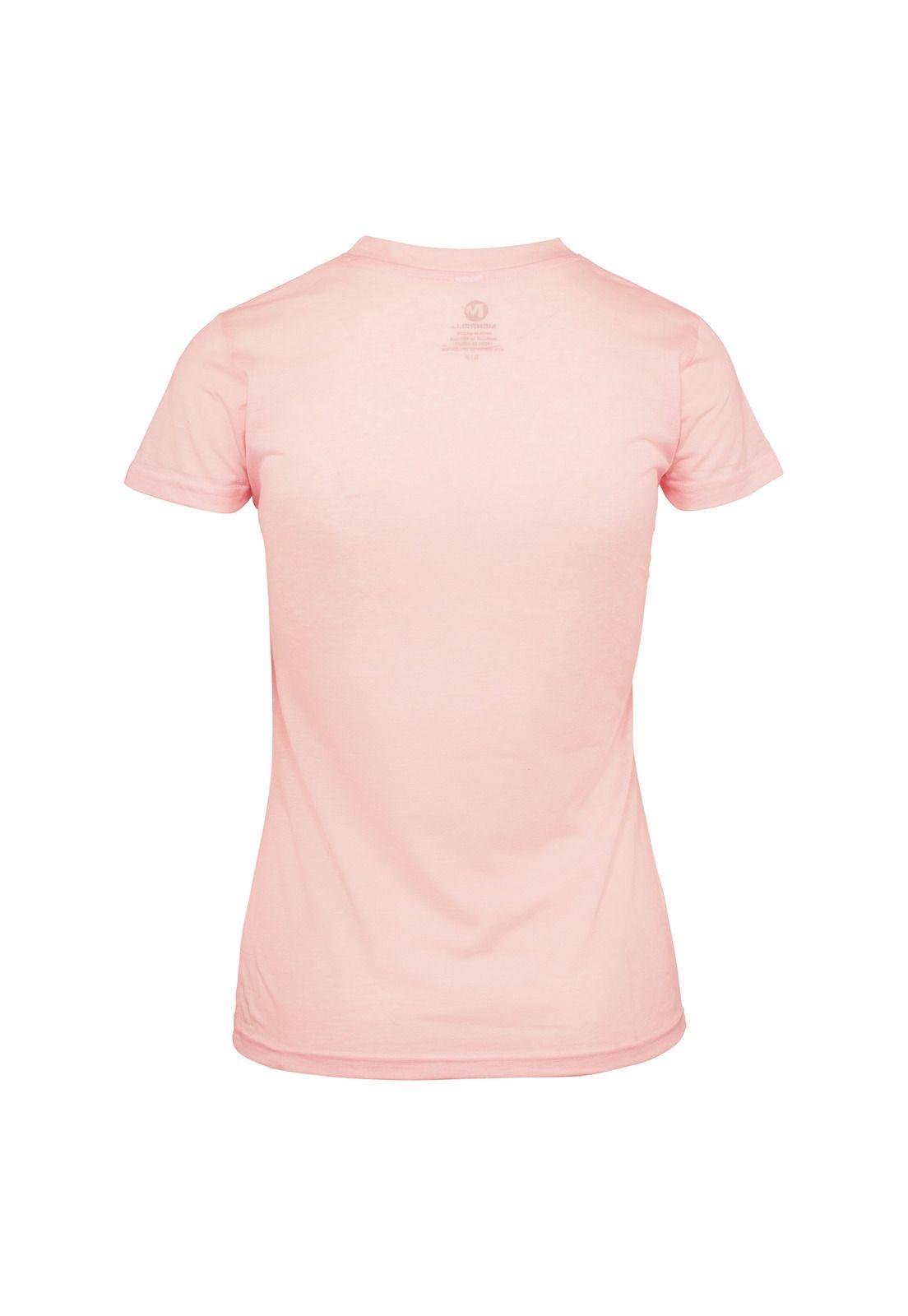 Polera Mujer M/C  Summits And Sunsets Rosa-1