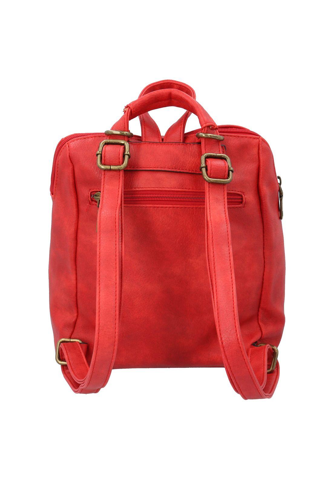Mochila Mujer Selma Backbag Rojo-2