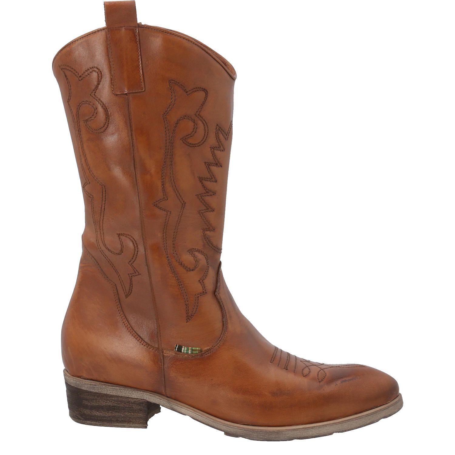 Bota Cuero Luisiana Café Mujer Rockford-1