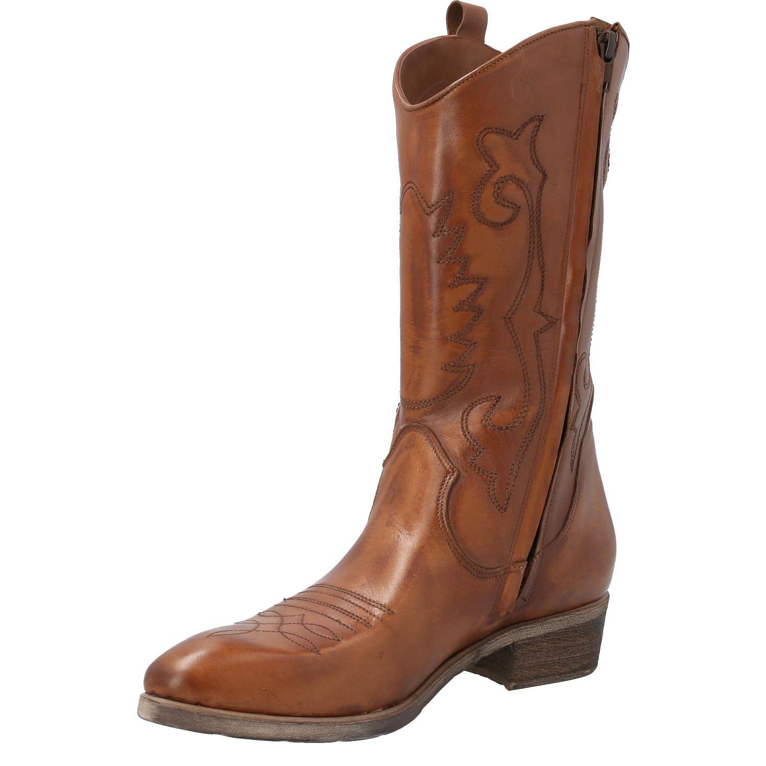 Bota Cuero Luisiana Café Mujer Rockford-3