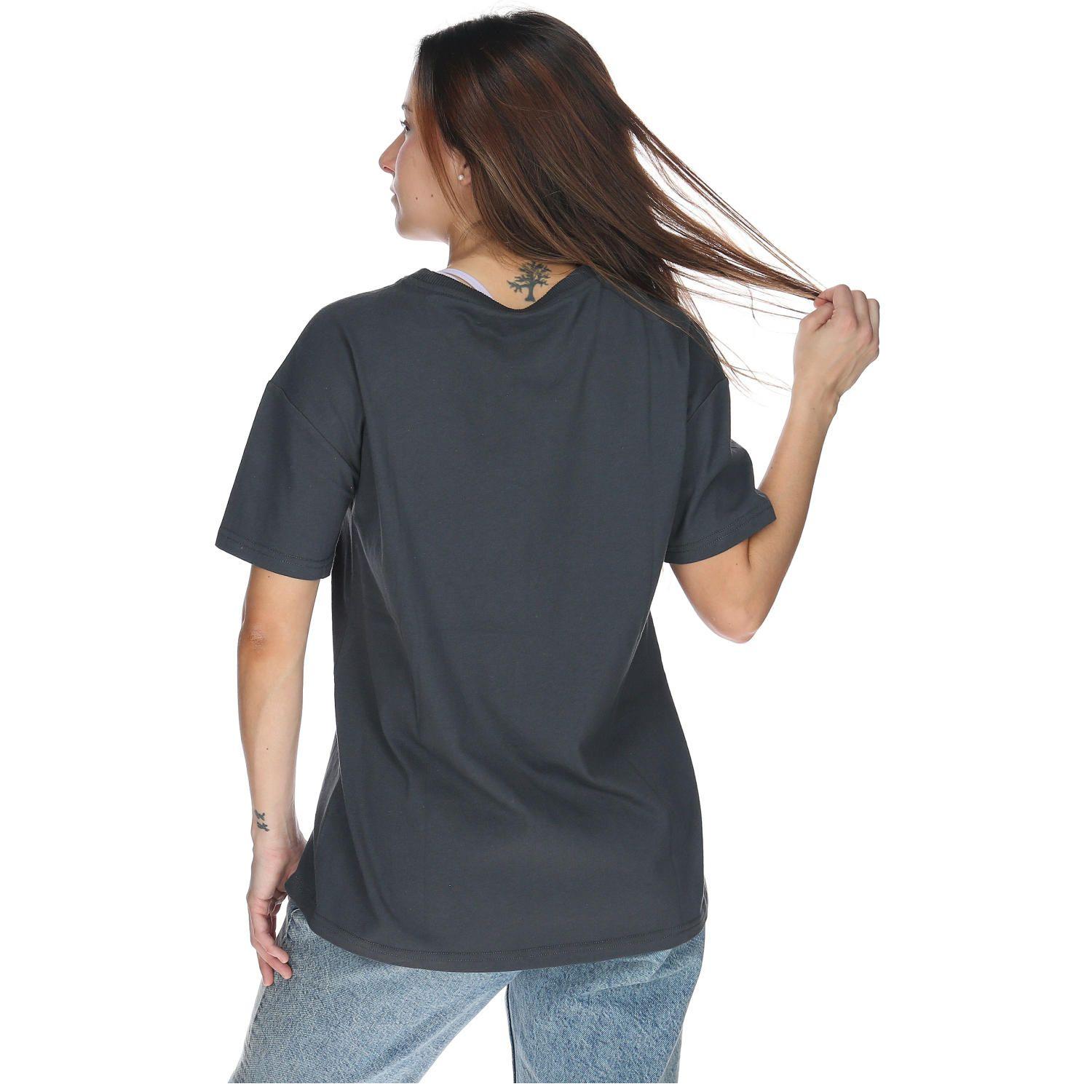 Polera M/C Mujer Luv Negro-2