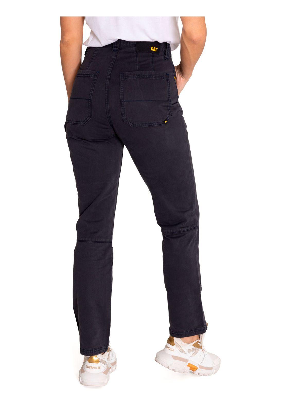 Pantalón Mujer Double Front Utility Bottom Negro-3