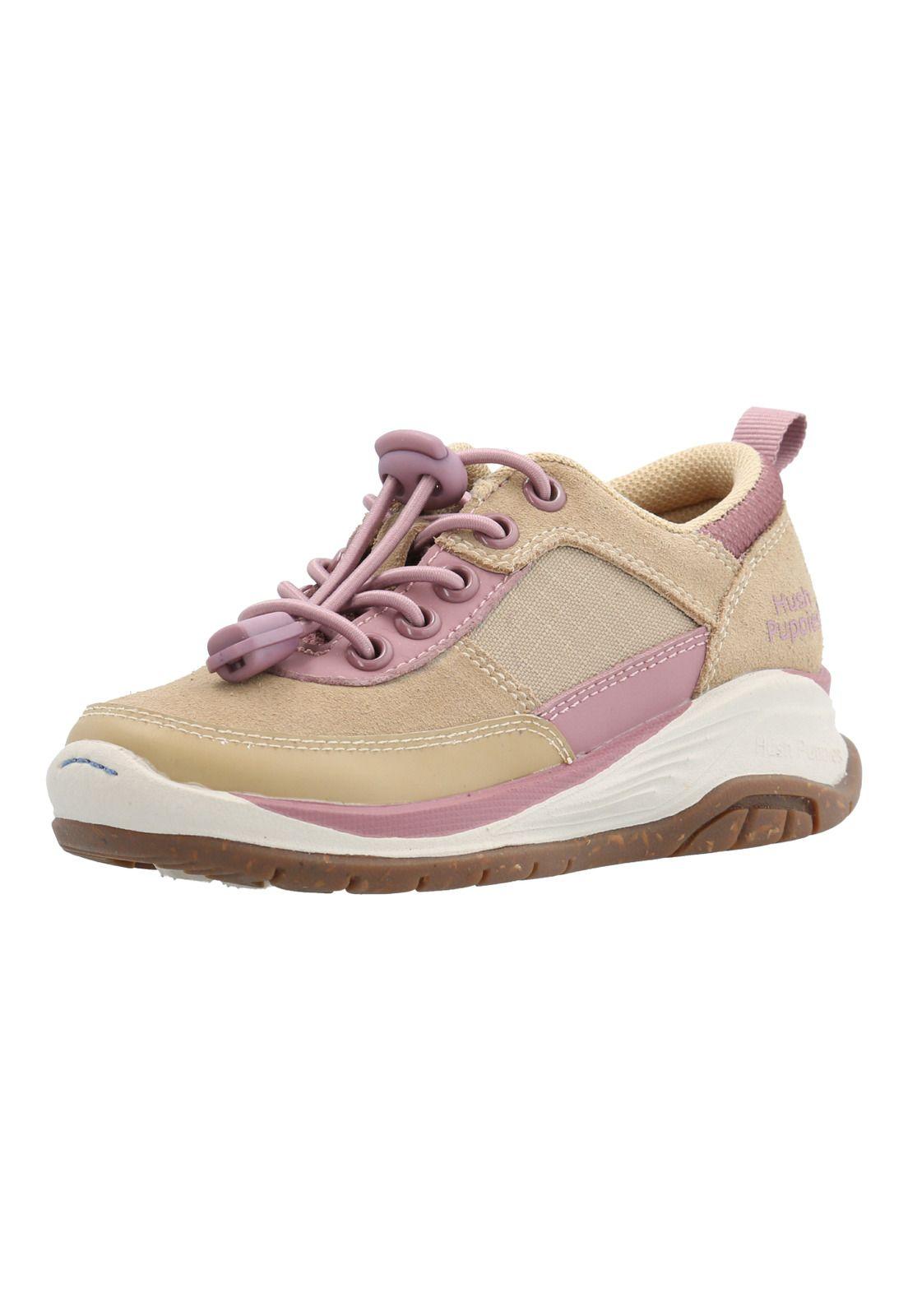 Zapatilla Cuero Irving Niña Beige-4