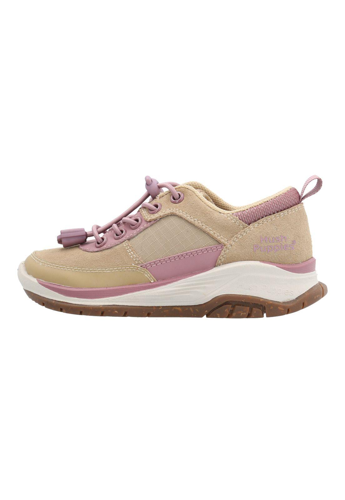 Zapatilla Cuero Irving Niña Beige-5