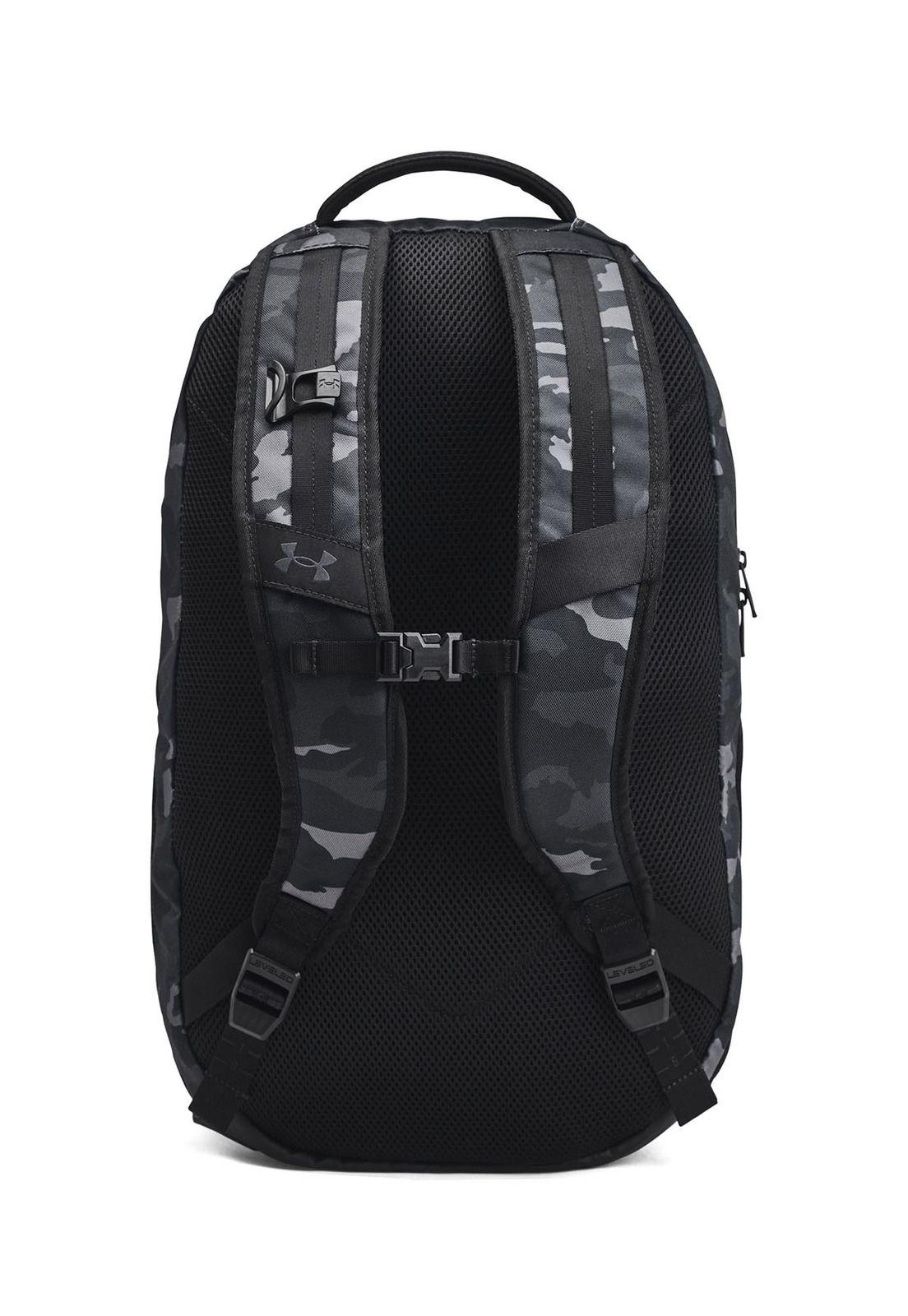 Mochila UA Hustle 6.0 Pro Camo Negro-1