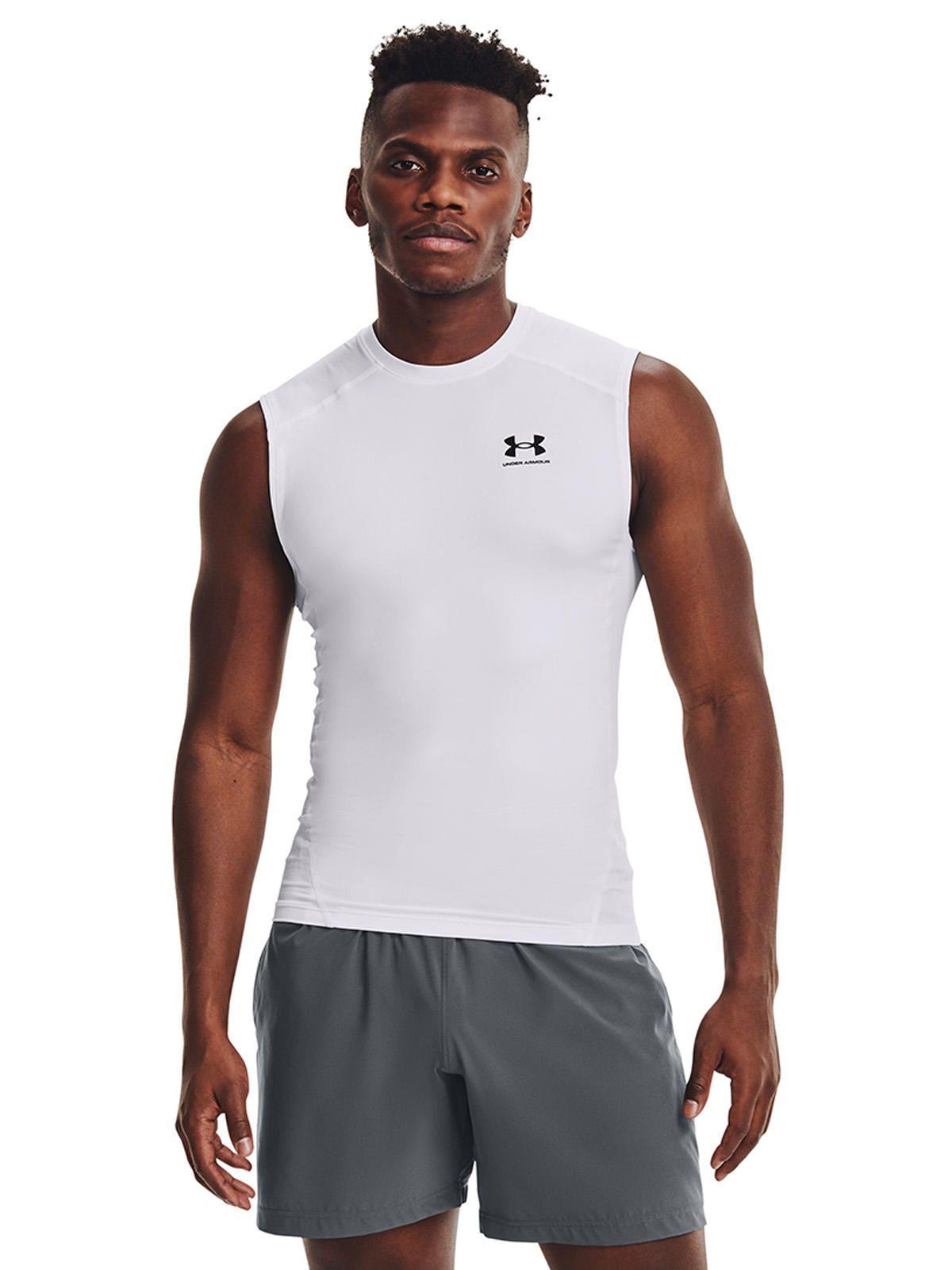 Primera capa heatgear hombre BLANCO-3