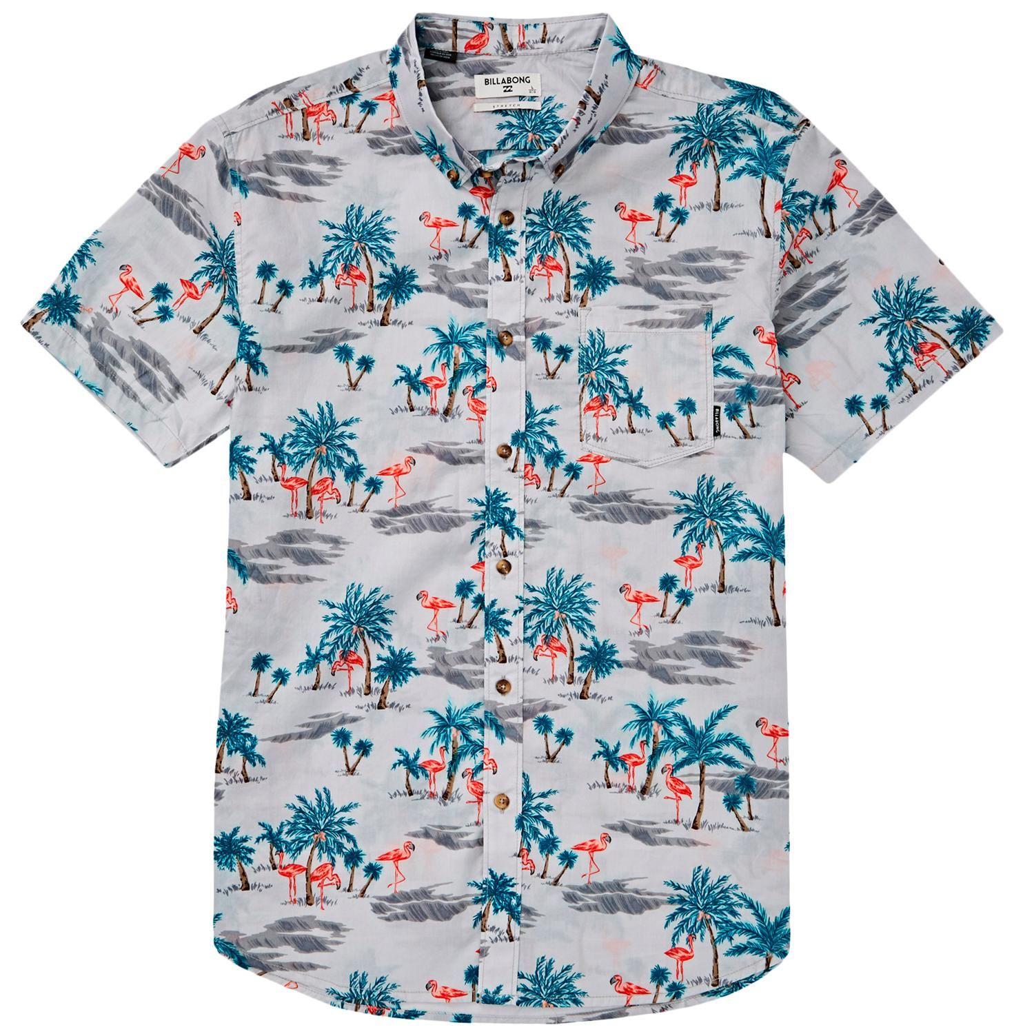 Camisa M/C Niño Sundays Floral Ss Gris-0