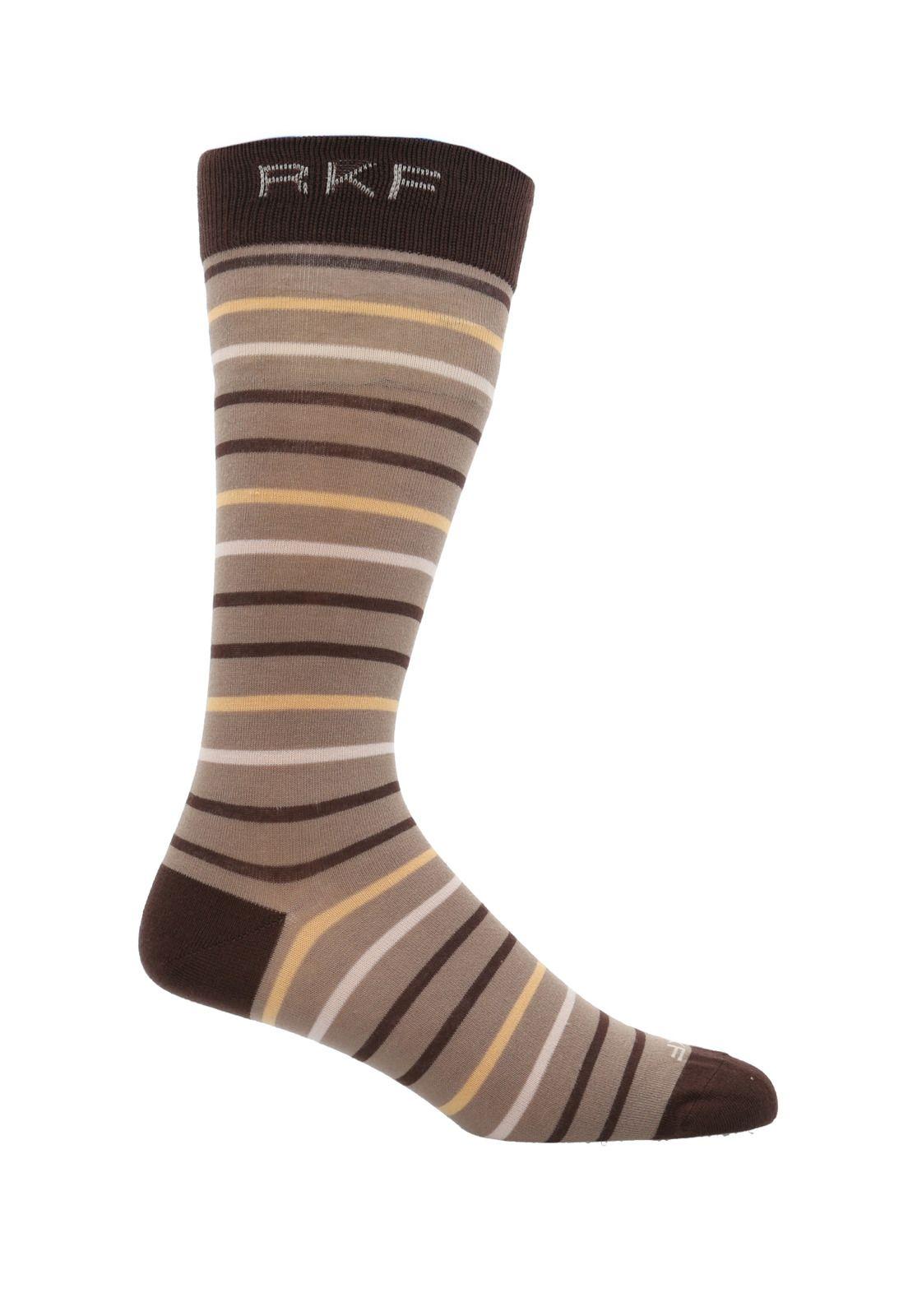 Calcetin Café Lg Lines Hombre-0