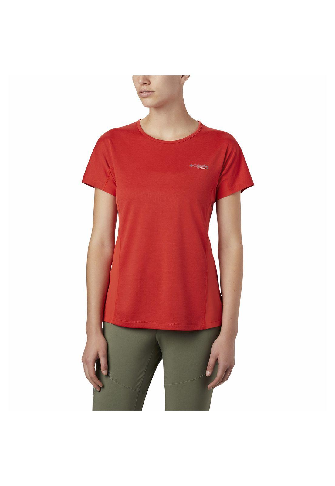 Polera M/C Mujer W Irico Knit Ss Naranja-0